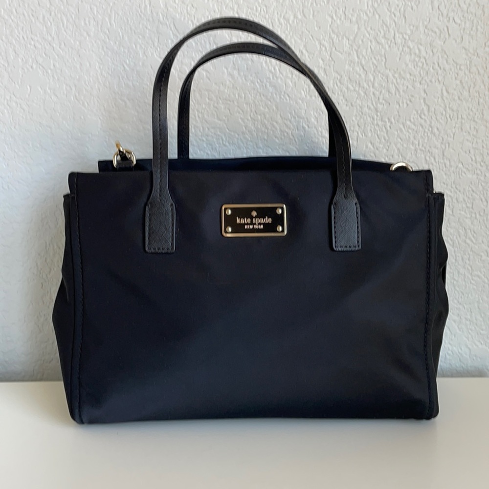 Kate Spade Blake Avenue Small Loden Handbag Tote. Dimensions are 8 x 11 x 4.